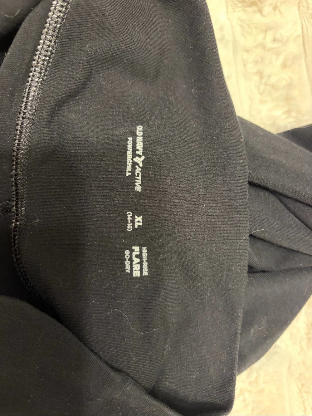 Old Navy Black Active High-Rise Leggings
